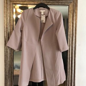 H&M long blush jacket